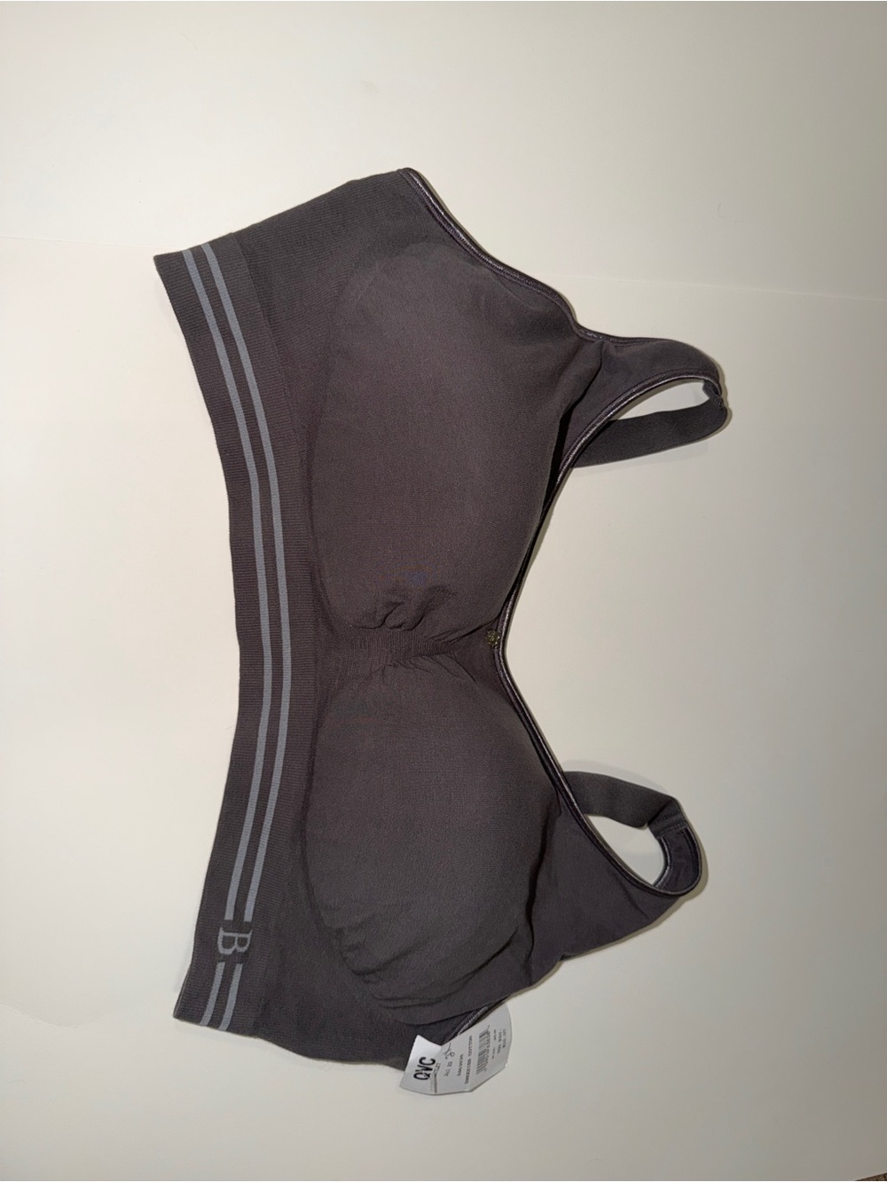 Breezies Wireless Seamless Bra - Charcoal Gray
